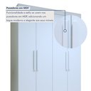 Ver mais imagens de Guarda-Roupa Solteiro 4 Portas 2 Gavetas Zeus