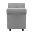 Ver imagem 3 de Recamier Bau Egeo 120x Suede Cinza - Bandiera Decor