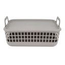 Ver imagem 1 de Caixa Organizadora com Tampa 16 Cm Cinza - A\casa