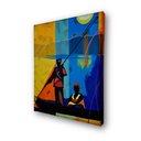 Ver imagem 5 de Mini Quadro com Barqueiro Transportando Uma Mulher em Acrílico 30x25cm