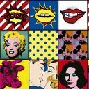 Ver imagem 3 de Papel De Parede Adesivo Lavável Pin Up Quadros Anos 90
