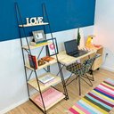 Ver imagem 2 de Home Office Escada Industrial Natural e Preto