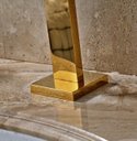 Ver imagem 6 de Torneira Misturador Lavabo Banheiro Duplo Comando Dourada