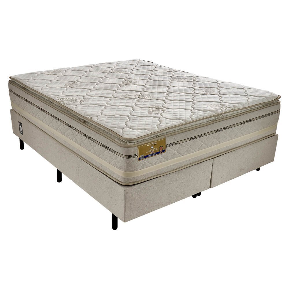 ub38さま Cama Box com Colchão Queen Molas Ensacadas Gran Meliá Organic