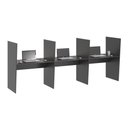 Ver imagem 1 de Mesa de Atendimento 3 Lugar Iron Preto Onix