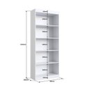 Ver imagem 3 de Estante de Livros 70CMX181CM 4 Prateleiras Bergamo Branco