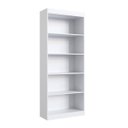 Ver imagem 2 de Estante de Livros 70CMX181CM 4 Prateleiras Bergamo Branco
