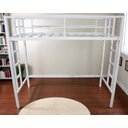 Ver imagem 2 de Beliche Solteiro Somente Parte de Cima Aço Ferro Metal Robusto Cor Branco Estilo Industrial Be-05