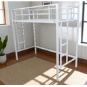 Ver imagem 1 de Beliche Solteiro Somente Parte de Cima Aço Ferro Metal Robusto Cor Branco Estilo Industrial Be-05