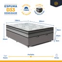 Ver imagem 4 de Cama Box Baú com Colchão Espuma D33 Pillow In Anjos Ortosleep Casal 138cm