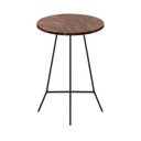Ver imagem 2 de Mesa Lateral Alta Estilo Rustico Canto Sofá Apoio Cama