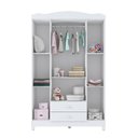 Ver imagem 7 de Quarto Infantil Berço Yupi e Guarda Roupa Lolly 4 Portas Móveis Estrela Baby