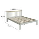 Ver imagem 3 de Cama de Casal de Madeira Maciça para Colchão 138x188cm Multimóveis Cr35273