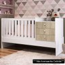 Berço Mini Cama Multifuncional Certificado pelo Inmetro BB680 Branco/Montreal - Completa Móveis - 2