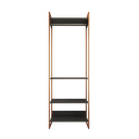 Ver imagem 2 de Modulo Closet Industrial Cabideiro Ferro Cobre Preto