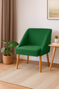 Ver imagem 1 de Cadeira Confortavel Jantar Liz Suede Verde para Quarto Sala Recepção.