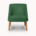 Ver imagem 2 de Cadeira Confortavel Jantar Liz Suede Verde para Quarto Sala Recepção.