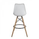 Ver imagem 2 de Kit 2 Banquetas Altas com Encosto Saarinen Branco