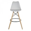 Ver imagem 6 de Kit 2 Banquetas Altas com Encosto Saarinen Branco