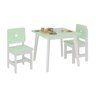 Conjunto Infantil Mesa com 2 Cadeiras  Sofia Madeira maçiça e MDF  - 2