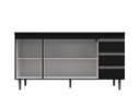 Ver imagem 4 de Balcão de Cozinha Andréia 160cm Preto + Tampo - Ajl Móveis