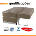 Ver imagem 2 de Bicama Articulável Solteiro Double Face Master Hotelaria com Colchão Madeira Marrom Herval
