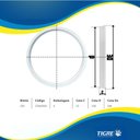 Ver imagem 4 de Porta Tampa Cega Redonda para Caixas de Inspeção Sifonadas Pvc Branca Esgoto Gordura de 250mm