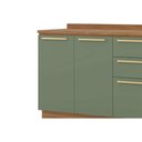 Ver imagem 3 de Cozinha Modulada Completa Botanic 5 Peças 2 Aéreos + 2 Balcões + 1 Complemento sem Pia M665