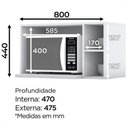 Ver imagem 2 de Nicho Aéreo para Micro-ondas Americana 80 Cm C557 Henn