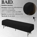 Ver imagem 3 de Puff Recamier 163 cm Pes Metal Baid Veludo SL 944 Peer