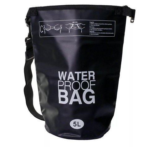 Bolsa Estanque Impermeável Waterproof Dry Bag 5l Pesca Praia - Frg4546