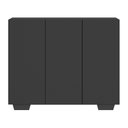 Ver imagem 6 de Gabinete Banheiro 3 Portas 90cm Multimóveis V5031 Preto