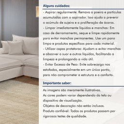 Sofá de Canto 6 Lugares 330cm X 125cm - 9