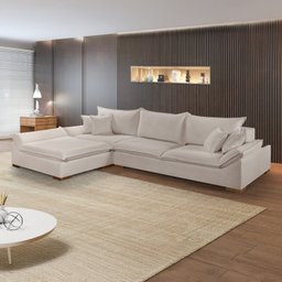 Sofá de Canto 6 Lugares 330cm X 125cm - 1