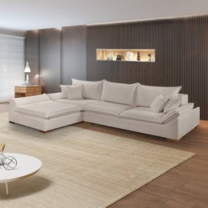 Sofá de Canto 6 Lugares 330cm X 125cm