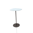Ver imagem 1 de Mesa Lateral Monopé Roma Tampo Orgânico Branco Extra - G - 52cm de Altura