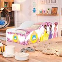 Ver imagem 7 de Cama Carro Solteiro Mdf 197x92 Cm 1155 Princesas Decmade