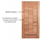 Ver imagem 4 de Folha de Porta Maciça em Eucalipto Acabamento Natural 210x62cm PM97 Cruzeiro Portas
