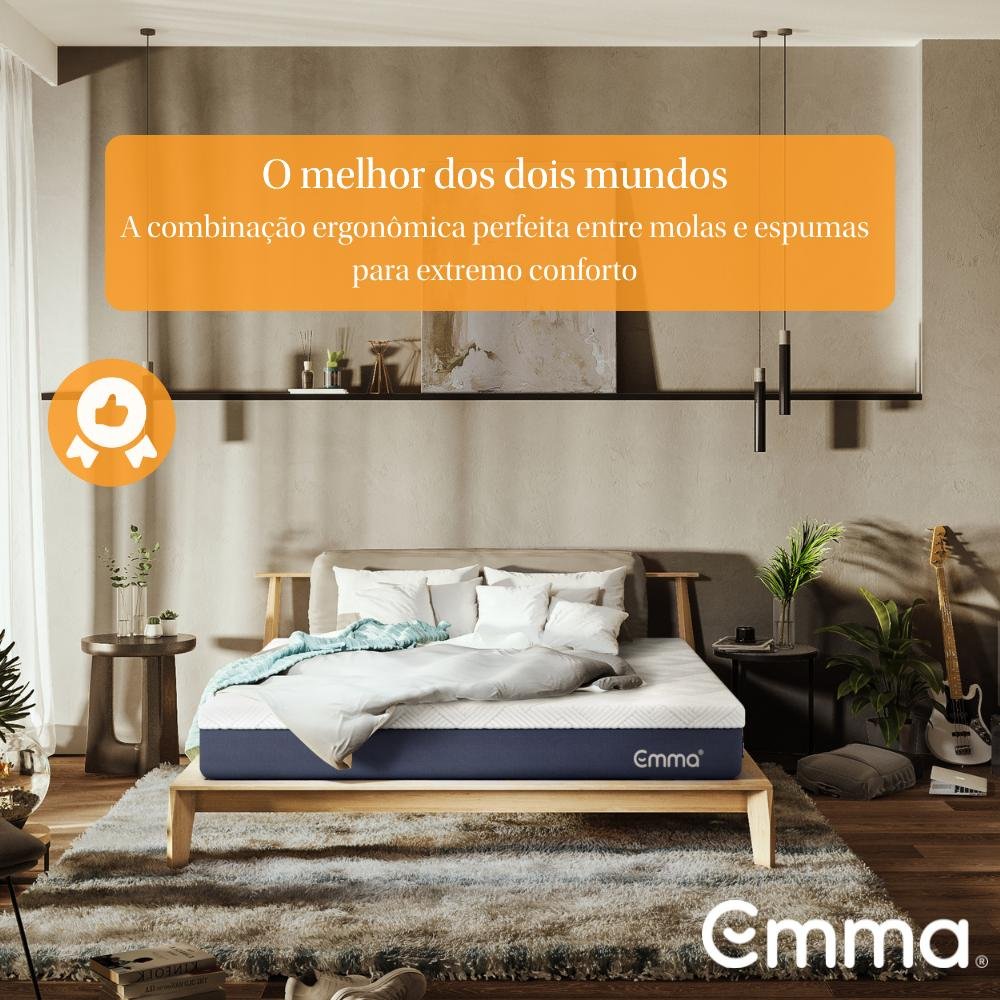 Colchão Emma Premium Hybrid - Casal (138X188cm) - 2