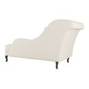 Ver imagem 6 de Divã Recamier Chaise Longue Valentina Clássico com Pés de Madeira Bouclê Bege - Desk Design