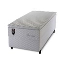 Ver imagem 6 de Conjunto Cama Box Solteiro New Moon 96x203x66 Branco c/ Molas Ensacadas
