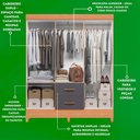 Ver imagem 4 de Guarda Roupa Mobi 6 Portas 2 Portas Freijo com Titanium - Albatroz
