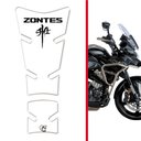Ver imagem 2 de Adesivo Protetor Tanque Moto Zontes R350 Z350 T350x Transparente