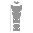 Ver imagem 3 de Adesivo Protetor Tanque Moto Zontes R350 Z350 T350x Transparente