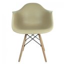 Ver imagem 6 de Kit 2 Cadeiras Eames Arm Dsw-m Bege/Fendi