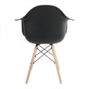 Ver imagem 2 de Kit 2 Cadeiras Eames Arm Dsw-m Empório Tifanny Preto