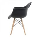Ver imagem 5 de Kit 2 Cadeiras Eames Arm Dsw-m Empório Tifanny Preto