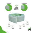Ver imagem 4 de Painel Ripado Eva Laminado Autocolante 10cm Play | Valor do Metro Verde