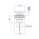 Ver imagem 3 de Válvula para Lavatório Deca Click 1601.gl.cli Gold