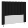 Cabeceira Queen Estofada Cancun Preto - 1